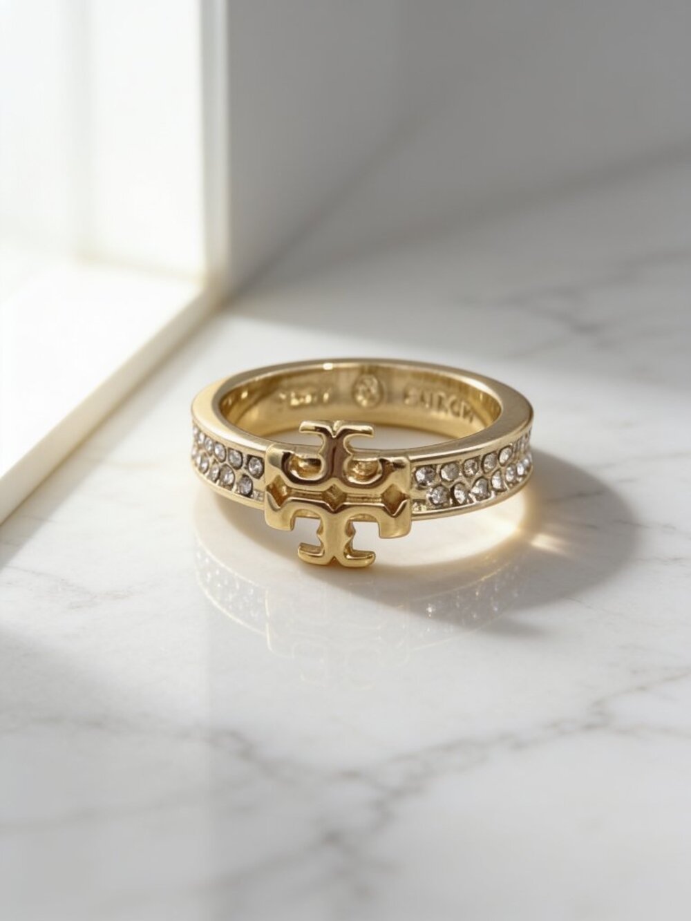 Tory Burch Kira Pave Ring